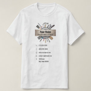 Customisable handyman contractor tools T-Shirt