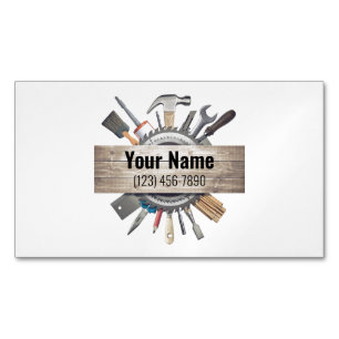 Customisable handyman contractor tools v1 	Magnetic business card