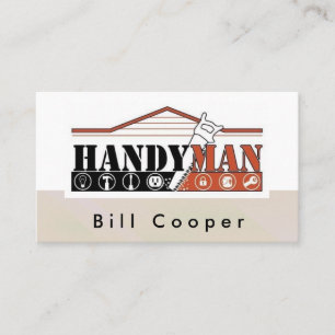 Customisable Handyman Home Repair Business Card
