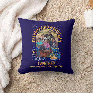 Customisable HANUKKAH FAMILY REUNION Souvenir Cushion