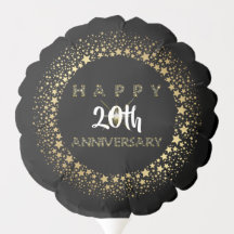 Customisable Happy Anniversary Starry