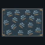 Customisable Happy Hanukkah Wrapping Paper Gift<br><div class="desc">Customisable Happy Hanukkah Wrapping Paper Gift Wrap is Hanukkah wrapping paper designed especially for your recipient. Imagine your recipient's face when she sees which presents are for her on Hanukkah! Simply edit this design and fill in your recipients name! Customisable Happy Hanukkah Wrapping Paper Gift Wrap is your go to...</div>