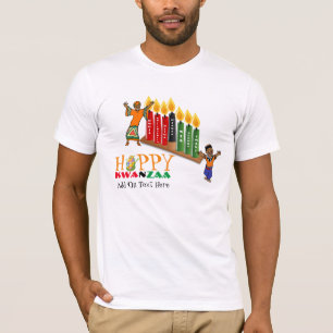 Customisable Happy KWANZAA 7 Principles T-Shirt