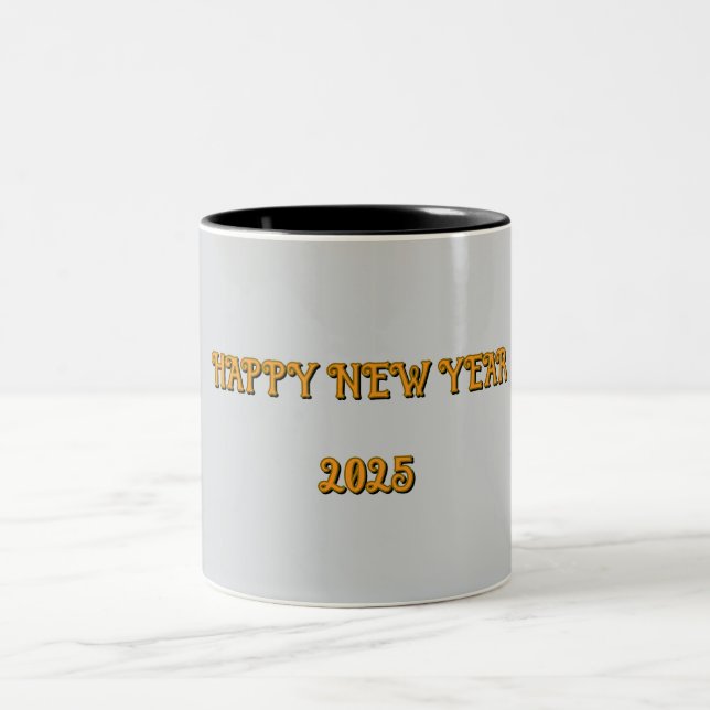 Customisable Happy New Year Coffee Mug (Center)