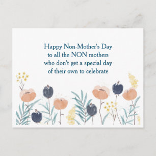 Customisable Happy Non-Mother's Day joke Postcard