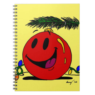 Customisable Happy Ornament Notebook 