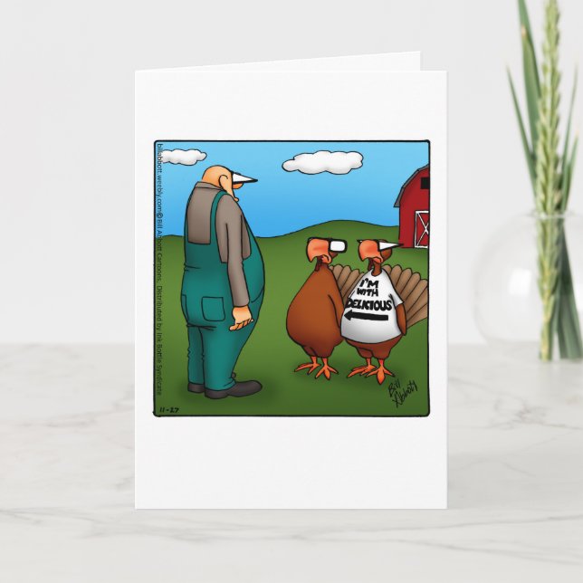Customisable Happy Thanksgiving Greeting Card (Front)