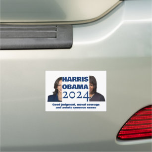 Customisable HARRIS OBAMA 2024 Car Magnet