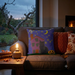 Customisable Haunted House Cushion