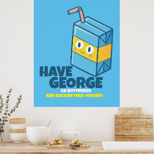 Customisable "Have me become milk-ionaire" Poster