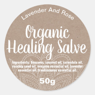 Customisable Healing Balm Label