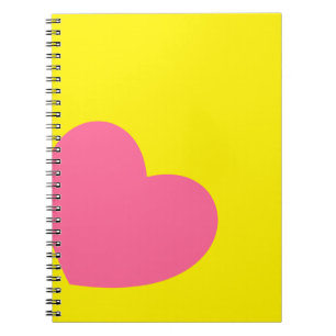 Customisable Heart Notebook For Teens.