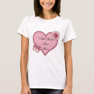 Customisable Heart of Love Baby Doll T T-Shirt