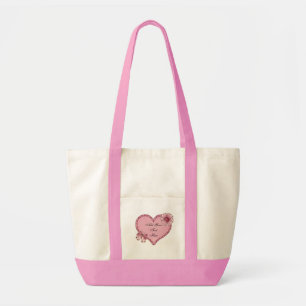 Customisable Heart of Love Tote Bag