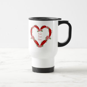 Customisable Heart Ribbon – Mug