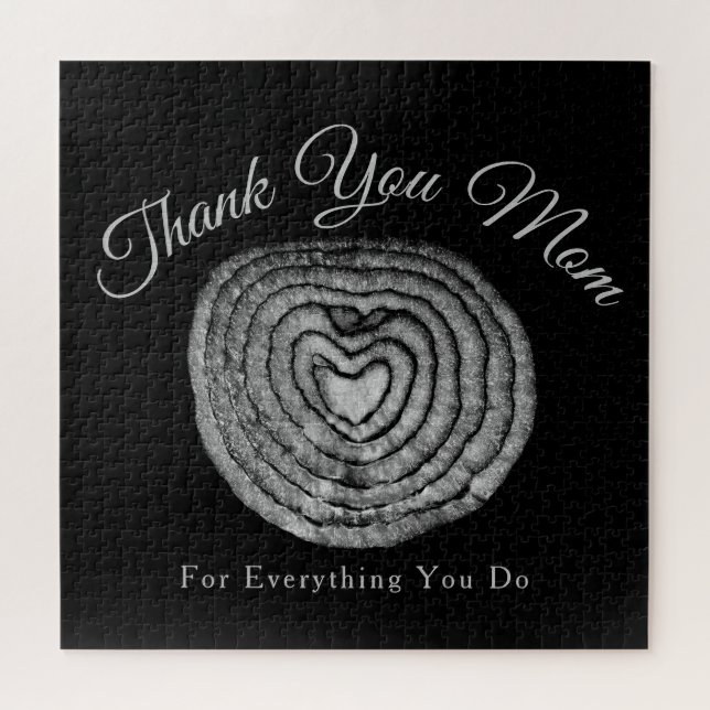 Customisable Heart Shaped Onion Jigsaw Puzzle (Horizontal)