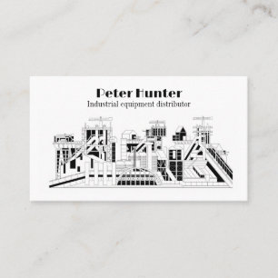 Customisable Heavy Industry Business Card