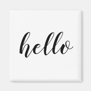 Customisable Hello Magnet