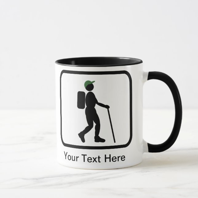Customisable Hiker Logo Mug (Right)