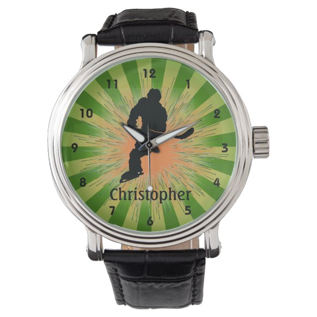 Customisable Hockey Design Watch (Front)