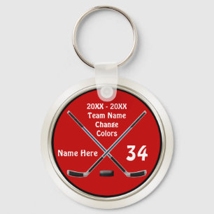 Customisable Hockey Keychains in Your Colours,
