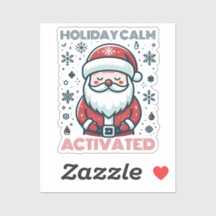 Customisable Holiday Calm Santa