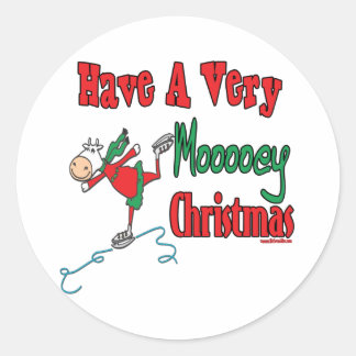 Customisable Holiday Fun Stuff Classic Round Sticker