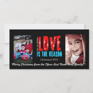 Customisable Holiday Photo Greeting Card