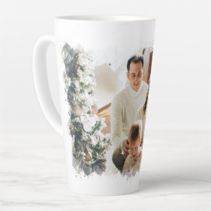 Customisable Holiday Picture Latte Mug