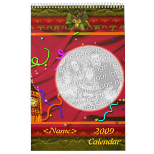 Customisable Holidays Photo Frames Calendar