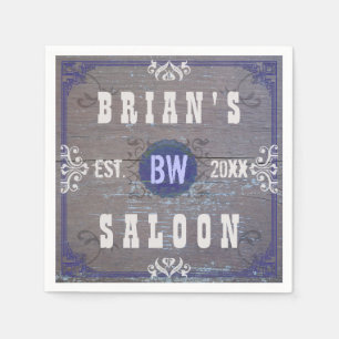 Customisable Home Bar Beer Saloon Napkin