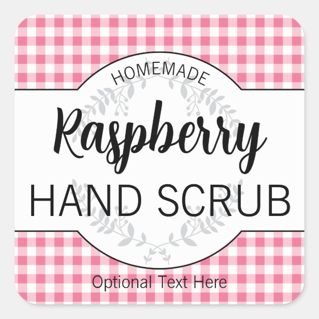 Customisable Homemade Label HM003_03sqv4 (Front)