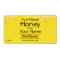 Customisable Honey Labels Honeycomb Add Your Name