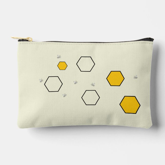 Customisable Honeycomb Pouch | My Doodads Pouch (Front)