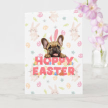 Customisable Hoppy Frenchie Easter