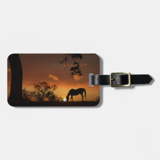 Customisable Horse Luggage Tag