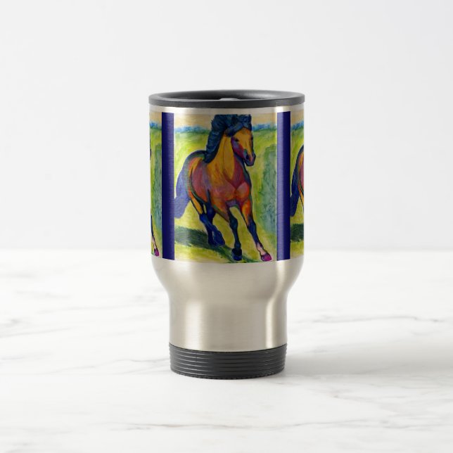 Customisable Horse Painting Mugs (Center)