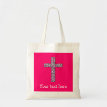 Customisable Hot Pink Cross