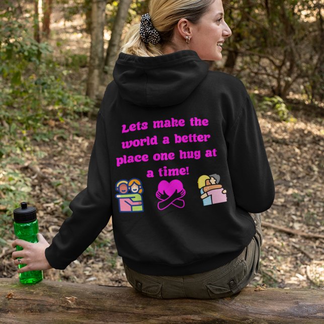 Customisable Hug Promoting Hoodie (Creator Uploaded)