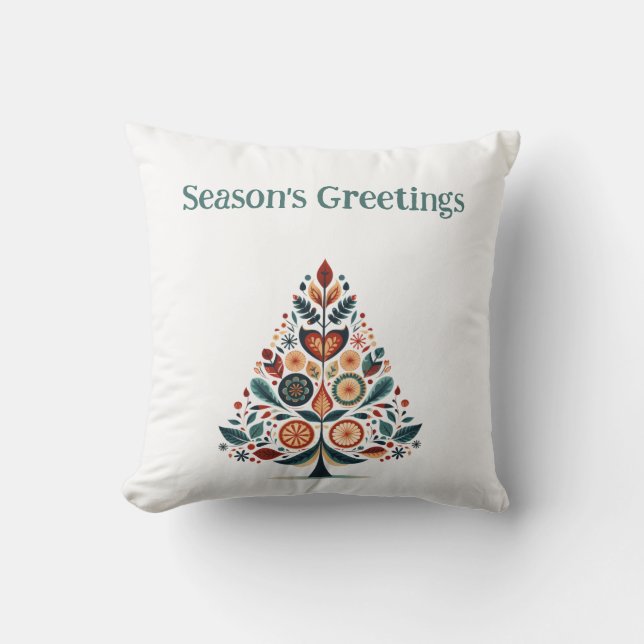 Customisable Hygge  Minimalist Christmas Cushion (Front)