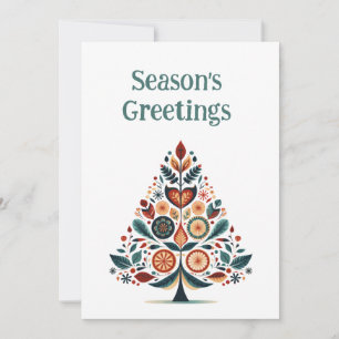  Customisable Hygge Scandinavian Minimalist   Holiday Card