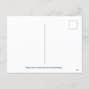 Customisable Hygge Scandinavian Minimalist Holiday Postcard