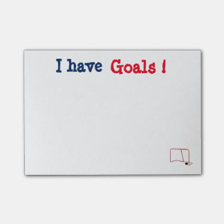 Customisable I have Goals Post It's Post-it Notes