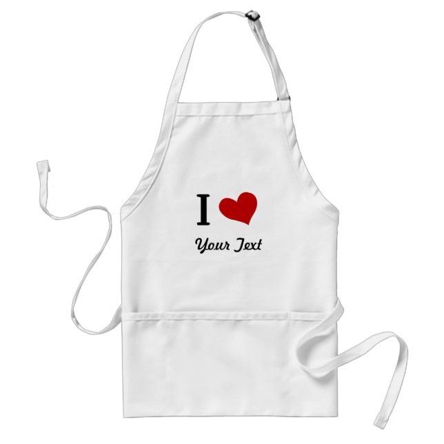 Customisable I Heart Apron (Front)