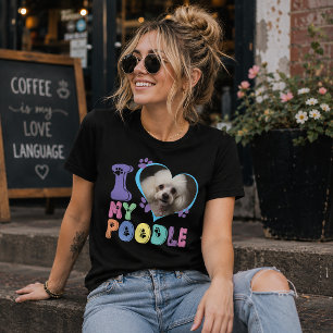 Customisable I Heart My Poodle Tri-Blend Shirt