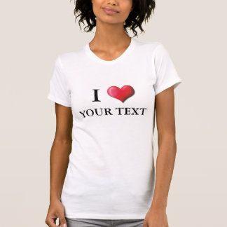 Customisable I Heart Shirt 0002