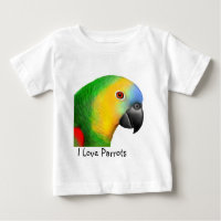 Customisable I Love Parrots Infant T-Shirt