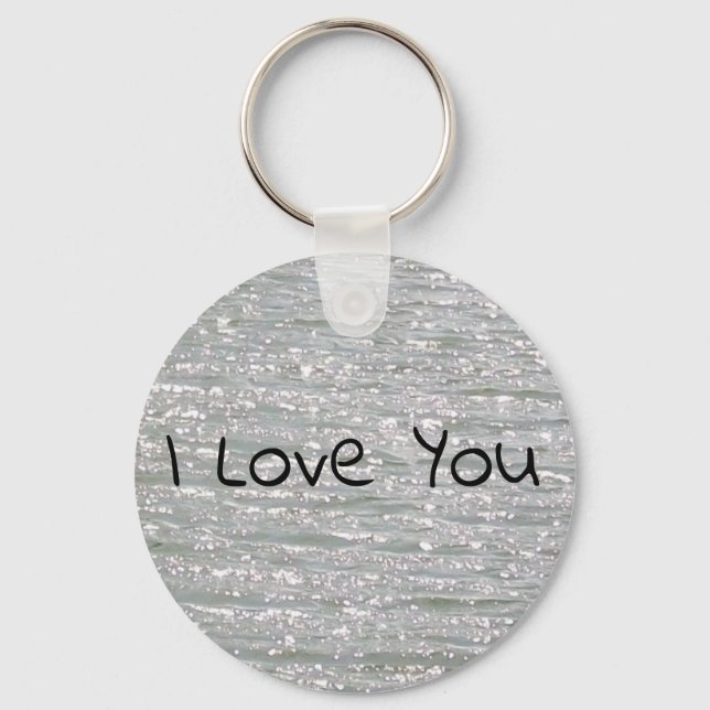 Customisable I Love You Key Chain (Front)