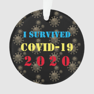 Customisable I survived COVID-19 2020 Ornament