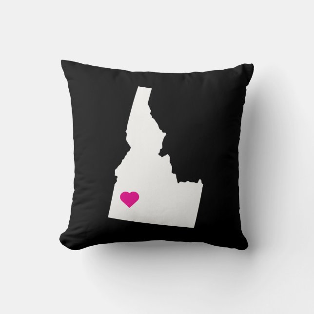 Customisable Idaho State Love Reversible Pillow (Front)